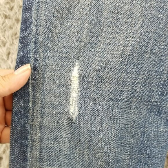 William Rast Jeans Womens 27 Tall Blue Sadie Straight Leg Stretch Denim *Read* - Picture 4 of 12